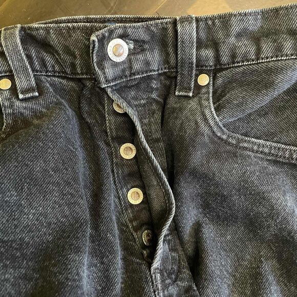 Levi's SilverTab Jeans Womens Medium 11/12 Dark Blue Guys Fit USA Vintage 90s - Picture 4 of 11